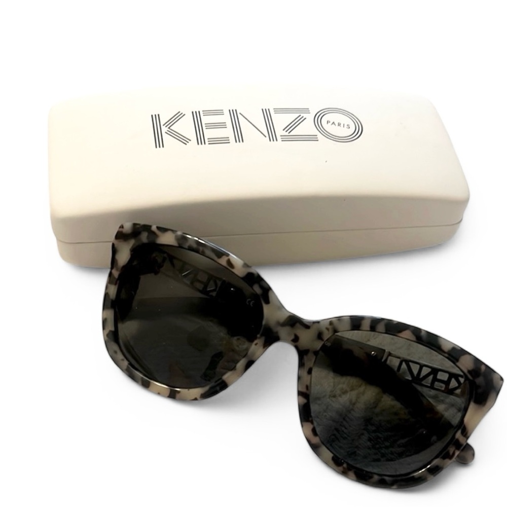 NEW KENZO Unisex Tortoiseshell Acetate Sunglasses